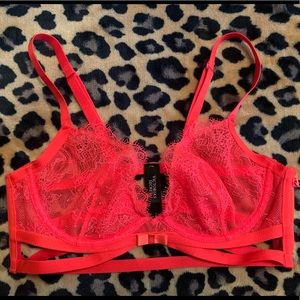 Victoria’s Secret Very Sexy Unlined 34B Pinkish-Red Bra